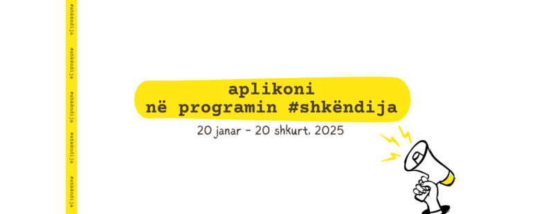 Thirrje për Aplikime në Programin #shkëndija